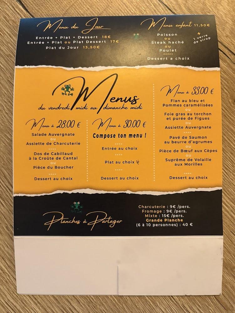 La Rainette - Menu Image 2